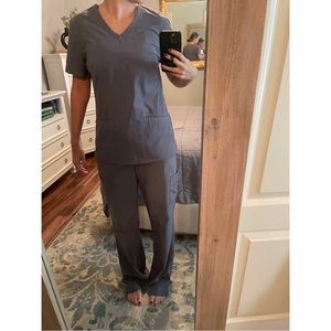 Gray Urbane Scrubs